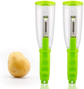 Promotional safe and convenient home kitchen storage peeler