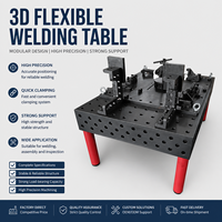 Banc de travail de soudage 3D robuste, plateforme de soudage en acier perforé de haute précision pour l'assemblage industriel