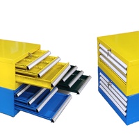 Chariot à outils personnalisable avec 5 tiroirs pour fraises et mèches, armoire de rangement colorée, prise en charge OEM