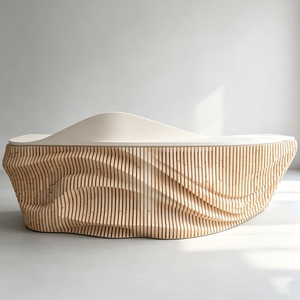 Comptoir de réception rigide professionnel pour hall d'accueil d'entreprise - Product Image 5
