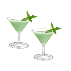 Bicchierini Monouso in Plastica Trasparente da 80ml 2oz per Dessert, Martini, Cocktail, Parfait, Vino e Shot - Product Image 2