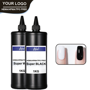 Esmalte de <span class=keywords><strong>Uñas</strong></span> <span class=keywords><strong>en</strong></span> Gel Súper <span class=keywords><strong>Negro</strong></span> <span class=keywords><strong>y</strong></span> <span class=keywords><strong>Blanco</strong></span>, Productos de Belleza de Tendencia 2026, No Tóxico, Saludable, Sin HEMA, Sin TPO, Vegano, Suministros Populares - Product Image 4