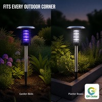 Piège à moustiques solaire à piquet de sol étanche IP65 de haute qualité, prix d'usine en gros, économique