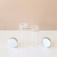 Bouteilles de stockage de grains de café à dose unique portables bocaux en verre avec couvercles récipient à épices dosant des flacons en verre avec bouchons à vis