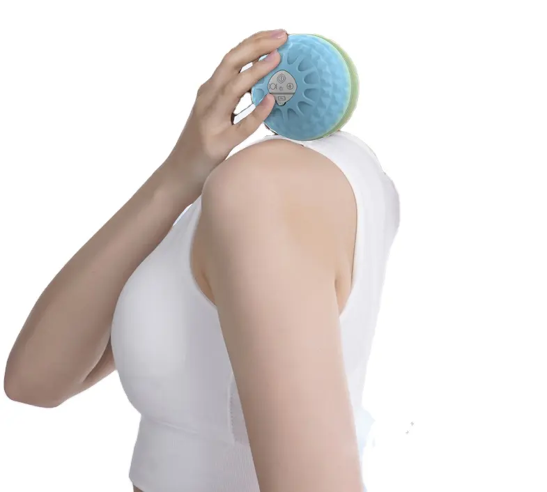 Boule de Massage vibrant électrique, rouleau, Rechargeable, vibrations chauffantes, pour Fitness, tendance