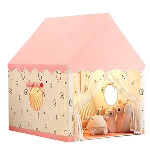 Carpa de juegos para niños Kempma, 120x105x128cm, de una sola capa, para interiores y exteriores, carpa de juegos de princesa, fácil de montar, para niños y niñas - Product Image 1