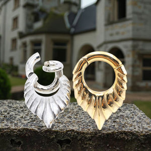 Joyería para Piercing Corporal de Acero Inoxidable 14K, Expansores de Oreja de <span class=keywords><strong>6mm</strong></span>, <span class=keywords><strong>Plugs</strong></span>, Gauges, Conos Articulados para Bodas, Regalo, Fiesta - Product Image 3