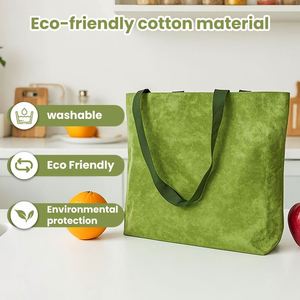 Wholesale Hot Sale Waterproof Reusable School Custom Canvas <b>Tote</b> <b>Bag</b> Custom Printed Logo Cartoon Pattern Long Handle <b>Extra</b> <b>Large</b> - Product Image 4