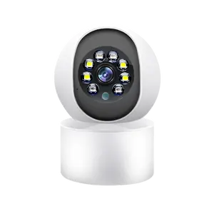 Indoor 3mp Hd Tweerichtingsvideo Bewegingsdetectie Intelligente Loop Video-Opname Dubbele Lichtbron Mini-Beveiligingswifi-Camera