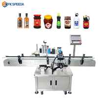 Machine d'étiquetage automatique de haute qualité pour bouteilles et sachets de 5000 ml, imprimante d'étiquettes, machine à autocollants