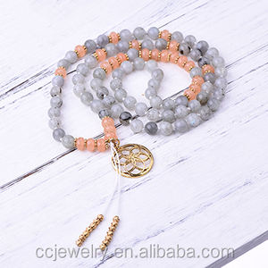 Kalung Rantai Manik-manik Rosario Perhiasan Fashion Liontin Jimat <span class=keywords><strong>Tibet</strong></span> Kalung Mala <span class=keywords><strong>Tibet</strong></span> - Product Image 5