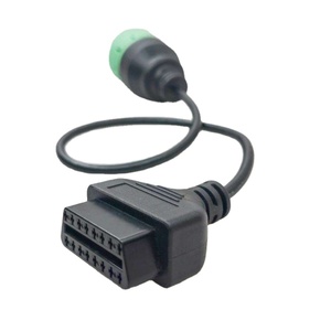 Sıcak Fırsat Özel Otomotiv J1939 Tip 2 Erkek 9pin 16pin OBD2 Dişi Adaptör Kablosu Kalay Kaplı Bakır İletkenler PVC İzolasyonlu - Product Image 2