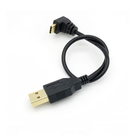 Kabel USB-C 3amp 1A 2A 30cm 1m 2m ODM OEM Pengisi Daya Cepat Pendek Atas Bawah Data USB-C Pengisian 2.0 A Male ke Atas Bawah 90 Derajat