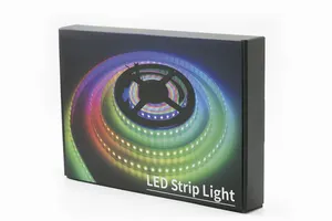 Amazon smart tira de luzes de led rgb, 12v/24v, ip65, à prova d' água, 14.4w, smd5050, 840lm