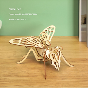 Porte-stylo de bureau d'étudiant Modèle décoratif Assemblé à la main <span class=keywords><strong>Puzzle</strong></span> <span class=keywords><strong>3d</strong></span> Puzzles pour enfants - Product Image 3