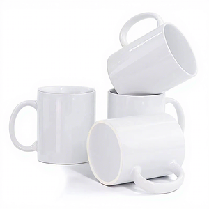 Tazas de Café de Porcelana al Por Mayor de <span class=keywords><strong>11</strong></span> <span class=keywords><strong>oz</strong></span> Blancas con Recubrimiento Cerámico en Blanco <span class=keywords><strong>para</strong></span> Sublimación Personalizada - Product Image 1