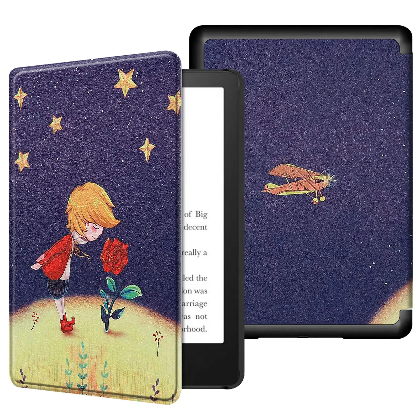 Cover protettiva pieghevole per Kindle Paperwhite 1/2/3 portatile Kindle Tablet ultrasottile custodie sottili e leggere