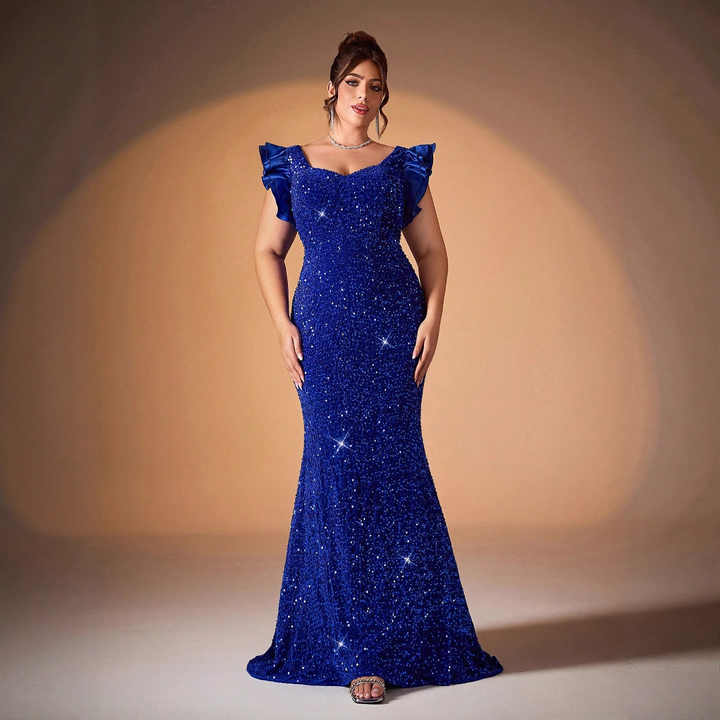 Enchanting Evenings: Shimmering Sequin Mermaid Gown for Unforgettable Occasions