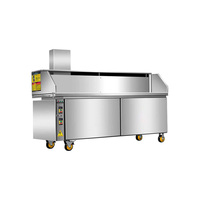 Rôtissoire BBQ sans fumée en acier inoxydable robuste pour buffets et restaurants BBQ