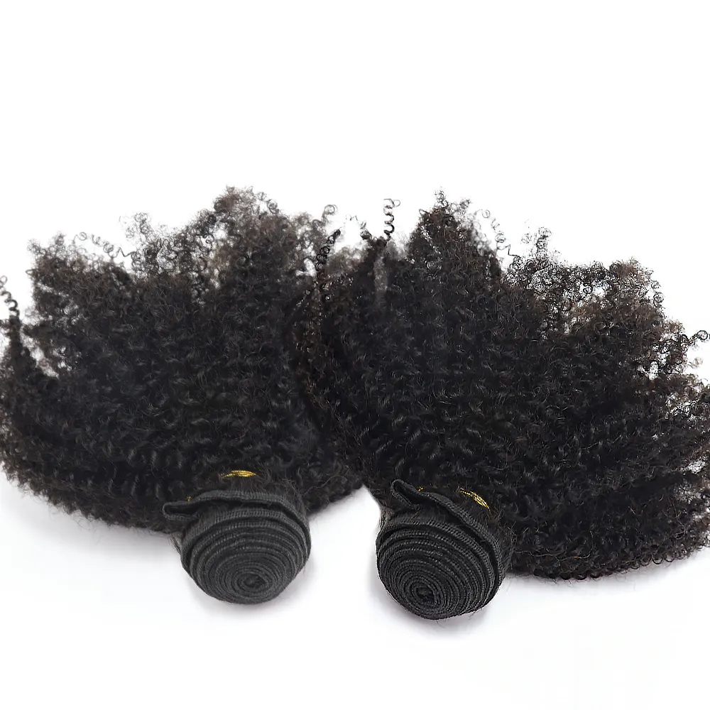 Hot Selling Human Hair Weave Bundles 4B 4C Cheap Brazilian Hair Bundles Afro Kinky Curly Raw Indian Hair Bundle