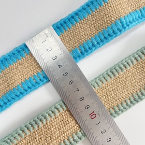 Rewin 2024, gran oferta, cinturones trenzados de algodón de paja bohemio para vestido, cinturón tejido de paja, cinturón de cintura ancha elástico para mujer para vestido - Product Image 6