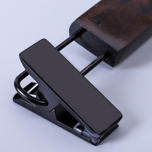 Gỗ Clip Hangers Retro Đen Gỗ Quần Móc Áo Với Clip Cho Cửa Hàng May Mặc - Product Image 4