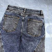 Celana Jeans Wanita Model Mid Rise Flared Vintage - Denim Warna Gelap, Nyaman & Kasual