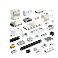 Boîtier de batterie en aluminium et fer étanche sur mesure, pièces de fabrication de tôlerie pour boîtiers électroniques