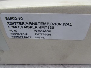 NEW VAISALA HMT130 , HMP110 ,HUMIDITY and <b>TEMPERATURE</b> TRANSMITTER - Product Image 6