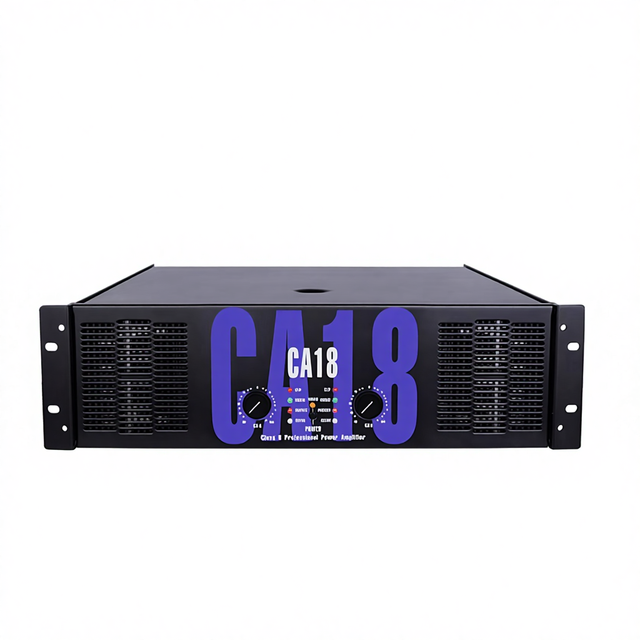 YFY-CA18 Karaoke Audio System Professional Metal Amplifier AC220V 20Hz-20KHz 1200W 3U Stereo Outdoor High Power Amplifiers