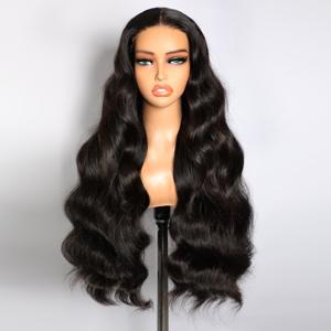Venta al por mayor de pelucas de cabello <span class=keywords><strong>humano</strong></span> ondulado para mujeres negras transparente HD encaje Frontal cierre pelucas proveedor 100% Peluca de pelo vietnamita crudo - Product Image 2