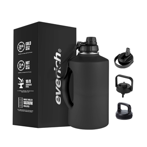 2.2L <strong>Water</strong> <strong>Huge</strong> <strong>Water</strong> Stainless Steel Gym <strong>Bottle</strong>, <strong>Water</strong> <strong>Bottle</strong> With Big Handle for Outdoor or Sport - Product Image 1