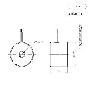 Ronde Vorm 35N Kracht <span class=keywords><strong>Micro</strong></span> Elektromagneet 12V 24V Dc Mini Electro Magneet Voor Onderdelen Handling Deurslot houder - Product Image 6