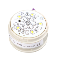 Petite lumière d'avertissement LED intégrée tricolore LTE-5002TJ HUAXI en ABS, indicateur lumineux sonore et visuel pour balance électronique 6V