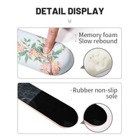 Tapis de souris en mousse à mémoire de forme personnalisé Silicone Durable Confortable Tapis de souris de jeu Accessoires pour PC de bureau à domicile