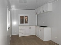 Maison conteneur préfabriquée de luxe, moderne du milieu du siècle, écologique, en acier extensible, de 20 et 40 pieds, pour hôtel et villa - En vente