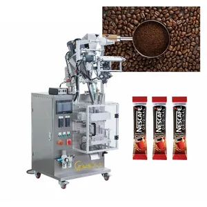 Guangdong packaging machine plastic film packaged machine sachet 3 in 1 instant nes cafe coffee packaging machine