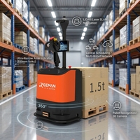 Transpalette laser SLAM sans conducteur AGV avec évitement d'obstacles 3D pour l'automatisation intelligente des entrepôts