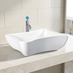 Articles sanitaires en céramique pour la cuisine-Lavabo de comptoir de table en porcelaine, fourni par Indian Factory Vistaar Brand - Product Image 4