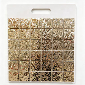 Mosaico de Acero Inoxidable de Alta Calidad, Mosaico Metálico en Relieve 3D con Múltiples Formas y Colores para Decoración de Paredes de Bares, Restaurantes y Televisores - Product Image 2