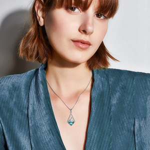 Ensemble de boucles d'oreilles et collier en acier inoxydable avec motif grain de moutarde |   La foi fait déplacer les montagnes Bijoux |   Cadeau chrétien inspirant pour femmes - Product Image 3
