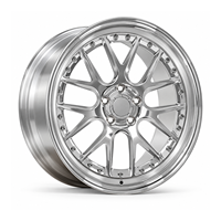 Jantes forgées à rayons en V rivetés, 18-22 pouces, finition chrome poli, 5x112 5x114.3 VIW-173 pour BMW Audi Mercedes-Benz
