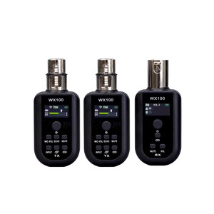 专业心形极性模式动态麦克风有线无线2.4G XLR发射器接收器30-50m噪声消除 - Product Image 1