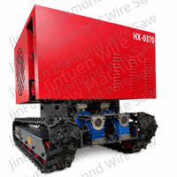 Nouvelle machine de découpe de roche à fil diamanté sur chenilles pour carrières de pierre, marbre et granit, moteur 37 kW, haute performance pour la construction