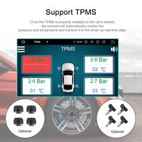 Universel 7/9/10.1 pouces Hd écran tactile voiture système multimédia Android Auto/carplay Gps Bt tableau de bord Mp3 pour tous les modèles de voiture