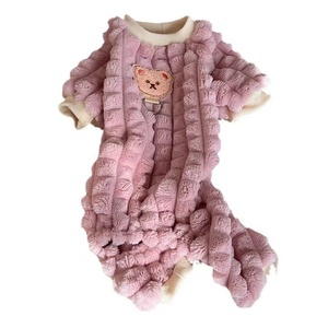 Luxury Leisure Simple Style Fleece <b>Dog</b> Sweater Spring Autumn <b>Winter</b> <b>Coat</b> for <b>Dogs</b> Cats Puppy Pajamas Jumpsuit Warm Jacket - Product Image 5