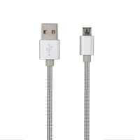 Ukalun Tressé Micro USB Câble de Synchronisation de Données 28AWG 1M 1 2M 1 5M Téléphone Mobile Noir Veste Or Rouge Jeu Pvc Pin
