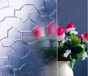 Vidro Decorativo Moderno Texturizado com Padrão Moru, Baixo Teor de Ferro, Transparente, Impermeável, em Espessuras de 4mm, 5mm e 6mm - Product Image 2