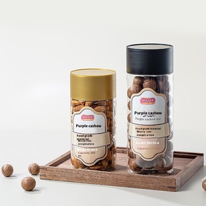 <span class=keywords><strong>Bouteille</strong></span> en plastique violet en gros d'usine pour noix de cajou noix noix marchandises sèches biscuits décontractés frits gelée de <span class=keywords><strong>chocolat</strong></span> confit - Product Image 3