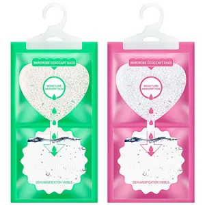 High quality Moisture Absorber Packets Fragrance Free Humidity Packs Dessicant Packets Hanging Closet Dehumidifier Bags